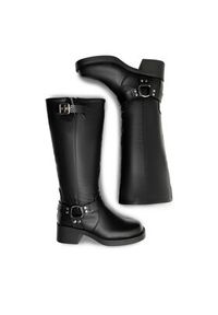 Jenny Fairy Kozaki Mia HY96158-3 Czarny. Kolor: czarny. Materiał: skóra #5