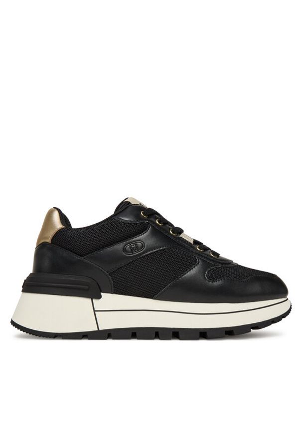 Liu Jo Sneakersy Amazing 28 BF5047 PX685 Czarny. Kolor: czarny. Materiał: skóra