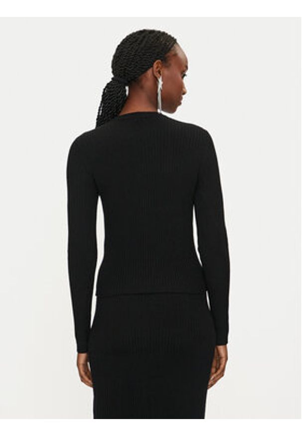 Pinko Sweter Costina 104020 A15S Czarny Slim Fit. Kolor: czarny. Materiał: syntetyk, wełna