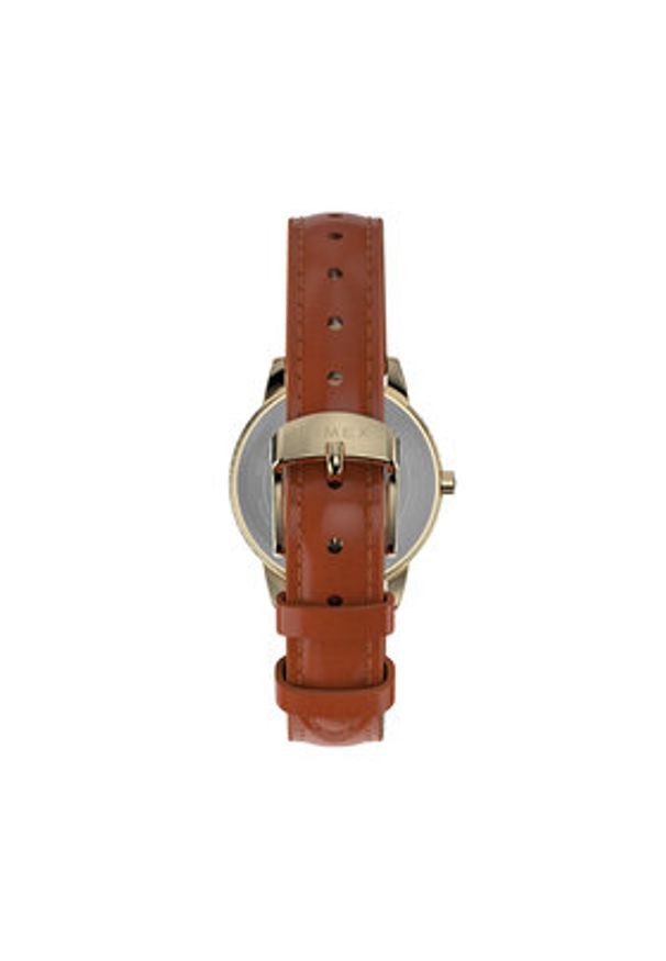 Timex Zegarek Easy Reader Classic TW2W32600 Brązowy. Kolor: brązowy