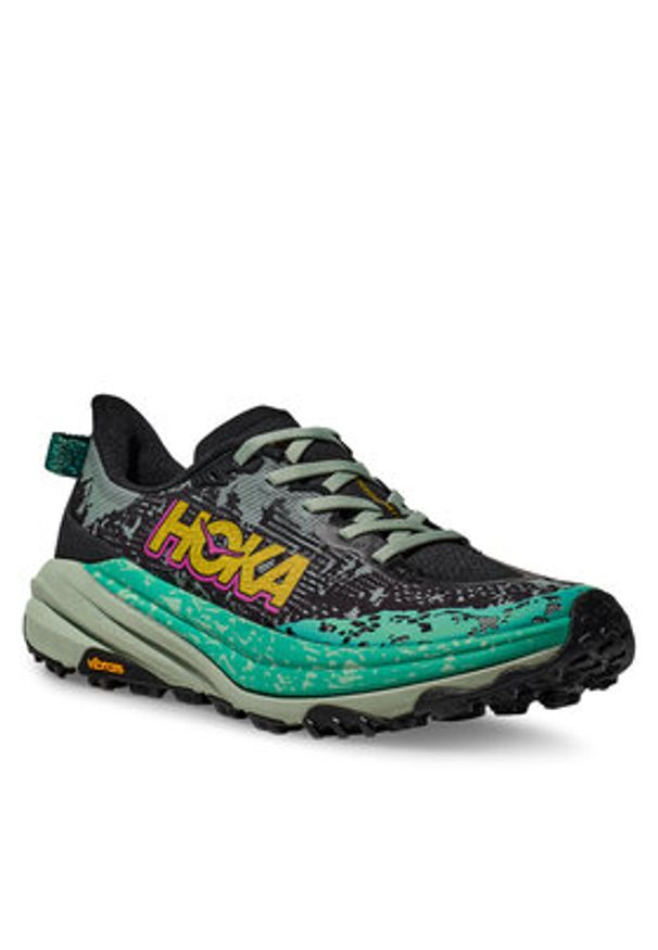HOKA - Hoka Buty do biegania Speedgoat 6 1147811 Czarny. Kolor: czarny. Materiał: materiał