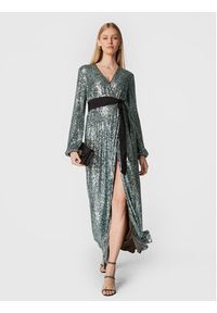 Pinko Sukienka wieczorowa Germanico 1G18C0 A099 Zielony Regular Fit. Kolor: zielony. Materiał: syntetyk. Styl: wizytowy #5