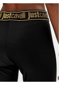 Just Cavalli Legginsy 76PAC103 Czarny Skinny Fit. Kolor: czarny. Materiał: syntetyk