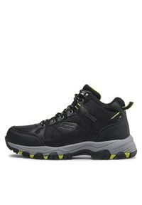 skechers - Skechers Trapery Melano 204477/BLK Czarny. Kolor: czarny. Materiał: skóra #4
