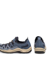 Rieker Półbuty L0546-14 Niebieski. Kolor: niebieski. Materiał: syntetyk #2