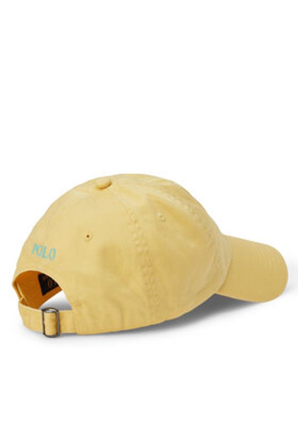Polo Ralph Lauren Czapka z daszkiem 710667709043 Żółty. Kolor: żółty. Materiał: bawełna