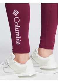 columbia - Columbia Legginsy Hike™ 2012601 Bordowy Slim Fit. Kolor: czerwony. Materiał: syntetyk #4