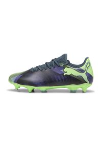 Buty piłkarskie Puma Future 7 Play SG. Kolor: szary, wielokolorowy, zielony. Sport: piłka nożna #1