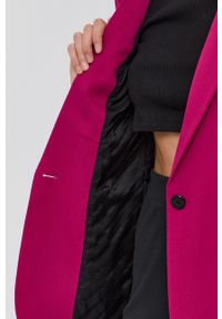Karl Lagerfeld Marynarka kolor różowy jednorzędowa gładka. Okazja: na co dzień. Kolor: różowy. Wzór: gładki. Styl: casual #4