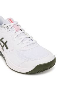 Asics Buty do tenisa Gel-Dedicate 9 Clay 1041A547 Biały. Kolor: biały. Materiał: skóra. Sport: tenis #6