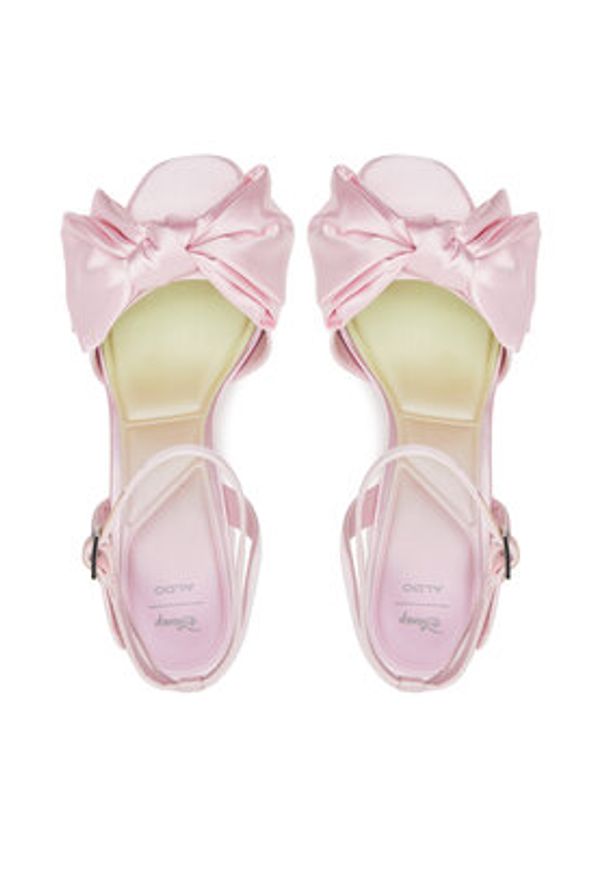 Aldo Sandały Stepsisterheel 14008286 Różowy. Kolor: różowy. Materiał: materiał