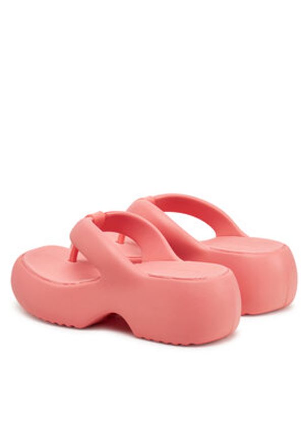 melissa - Melissa Japonki Melissa Free Fuzzy Platform Ad M 35875 Różowy. Kolor: różowy. Obcas: na platformie
