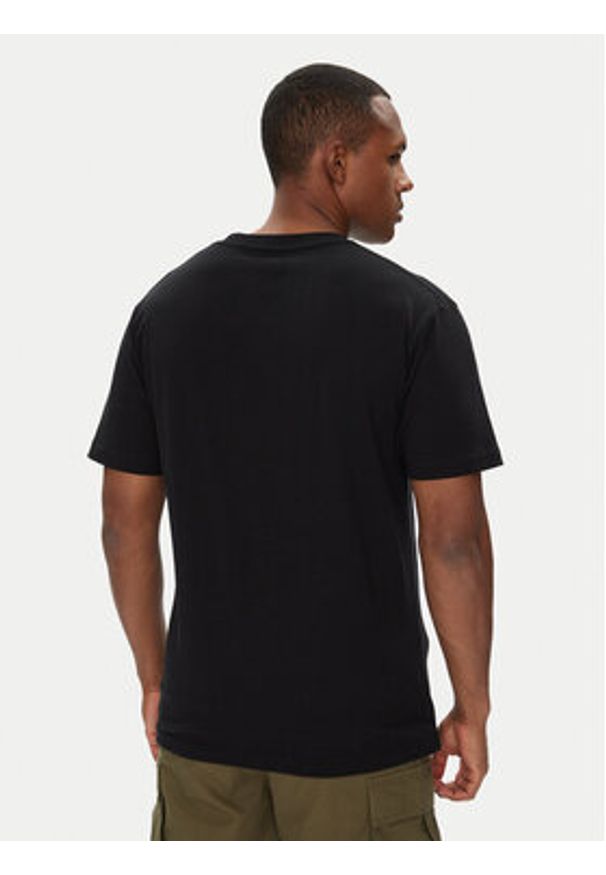 DC Shoes T-Shirt ADYZT05444 KVJ0 Czarny Regular Fit. Kolor: czarny. Materiał: bawełna