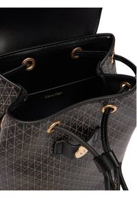 Calvin Klein Plecak Emblem Aop Mini Backpack LV04F3507G Czarny. Kolor: czarny. Materiał: skóra #4