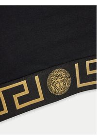 VERSACE - Versace Biustonosz top AUD01039 1A10011 Czarny. Kolor: czarny. Materiał: bawełna #4