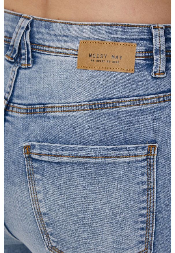 Noisy may - Noisy May jeansy damskie high waist. Stan: podwyższony. Kolor: niebieski