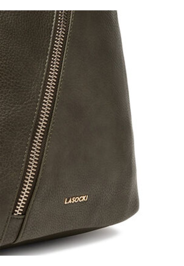 Lasocki Plecak LSK-K-017-06 Zielony. Kolor: zielony. Materiał: materiał