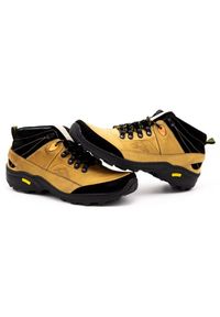 Olivier Buty męskie zimowe 139GT żółte. Kolor: żółty. Materiał: skóra. Sezon: zima #5