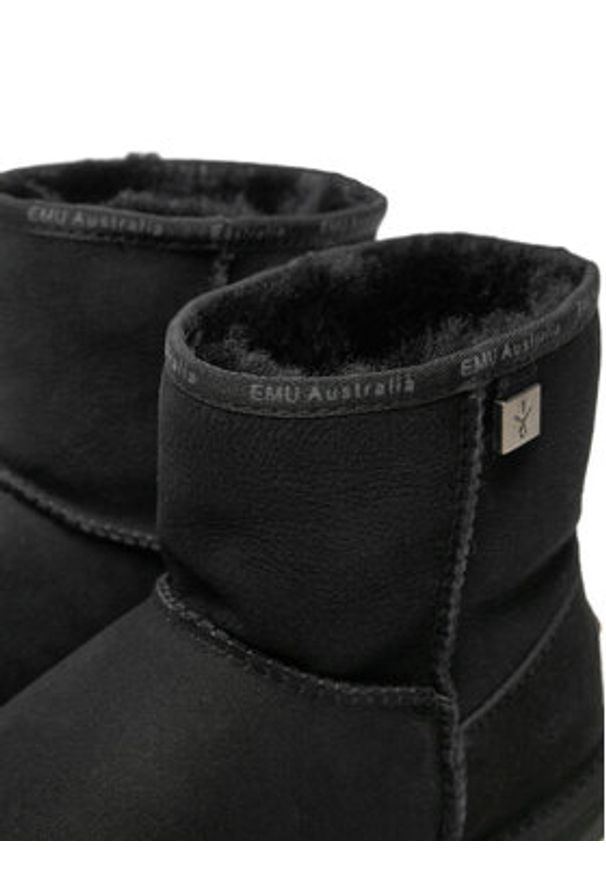 EMU Australia Śniegowce Platinum Stinger Slim Mini WP20003 Czarny. Kolor: czarny. Materiał: skóra