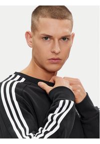 Adidas - adidas Bluza Essentials IC9317 Czarny Regular Fit. Kolor: czarny. Materiał: bawełna #6