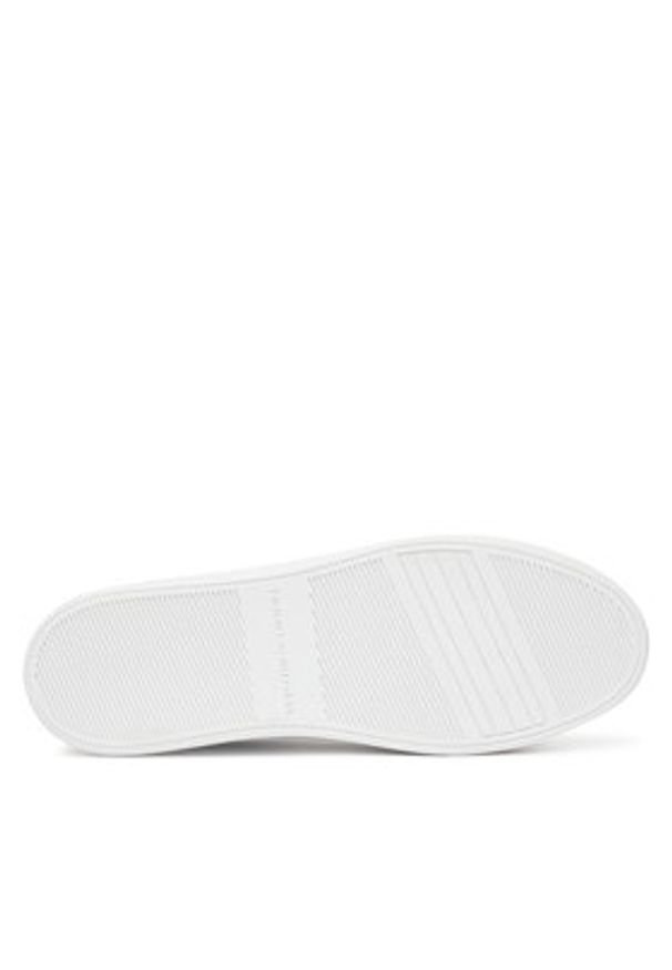 TOMMY HILFIGER - Tommy Hilfiger Sneakersy Essential Platform Court Sneaker FW0FW08756 Czarny. Kolor: czarny. Materiał: skóra. Obcas: na platformie