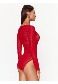 Guess Body O3BM11 KBXA0 Czerwony Slim Fit. Kolor: czerwony. Materiał: syntetyk #5