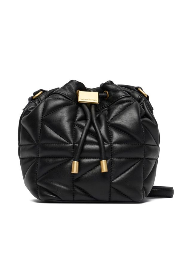 Karl Lagerfeld - KARL LAGERFELD Torebka A4W30088 Czarny. Kolor: czarny. Materiał: skórzane