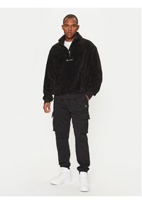 Champion Bluza 220285 Czarny Standard Fit. Kolor: czarny. Materiał: syntetyk, bawełna
