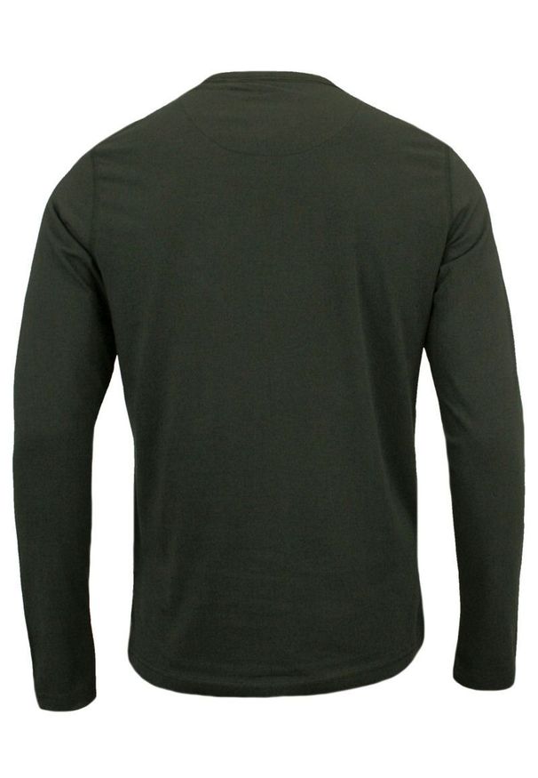 Brave Soul - Koszulka Zielona, Khaki z Długim Rękawem, Longsleeve, T-shirt Męski -BRAVE SOUL. Okazja: na co dzień. Kolor: zielony, brązowy, wielokolorowy. Materiał: bawełna. Długość rękawa: długi rękaw. Długość: długie. Styl: casual