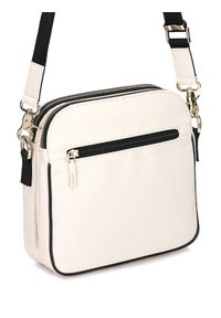 Kazar - Listonoszka damska w kolorze złamanej bieli. Materiał: skórzane. Styl: klasyczny #4