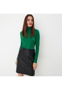 Mohito - Dopasowany zielony golf - Zielony. Typ kołnierza: golf. Kolor: zielony #1