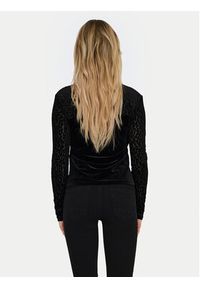 only - ONLY Bluzka Eliana 15339981 Czarny Slim Fit. Kolor: czarny. Materiał: syntetyk #4