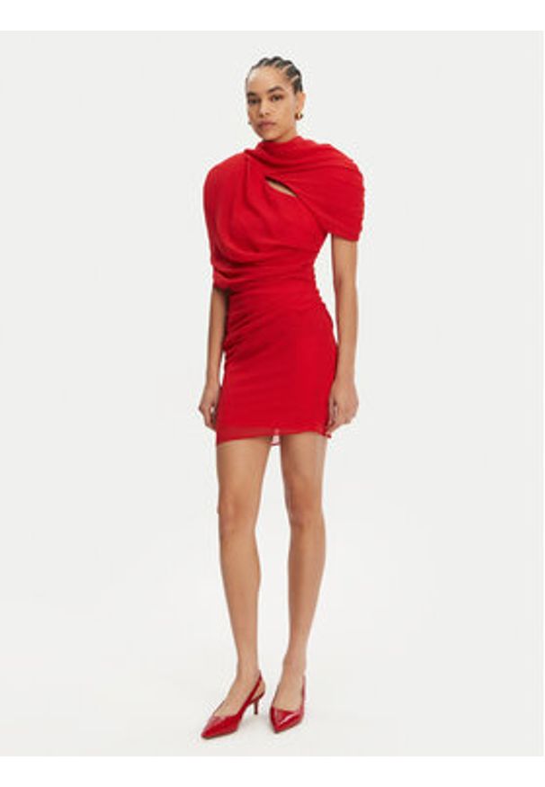 JACQUEMUS Sukienka koktajlowa 24H251DR130-1555 Czerwony Regular Fit. Kolor: czerwony. Materiał: syntetyk. Styl: wizytowy