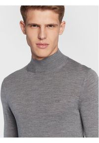 Calvin Klein Golf Superior K10K110424 Szary Regular Fit. Typ kołnierza: golf. Kolor: szary. Materiał: wełna #3