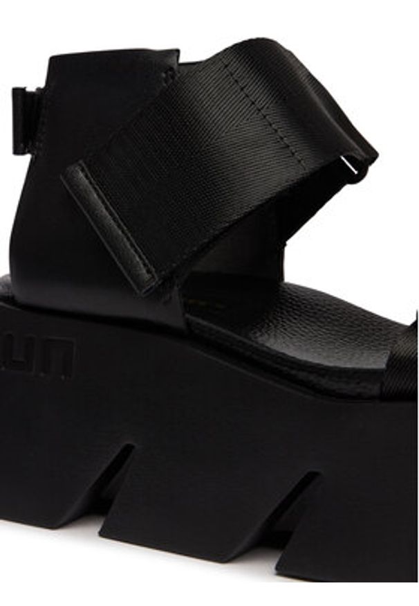 United Nude Sandały Bull Run 108980116 Czarny. Kolor: czarny. Materiał: skóra