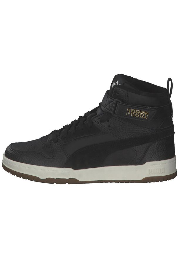 Buty do chodzenia dla dzieci Puma Rbd Game Wtr. Wysokość cholewki: za kostkę. Zapięcie: sznurówki. Kolor: czarny. Materiał: materiał. Szerokość cholewki: normalna. Sport: turystyka piesza