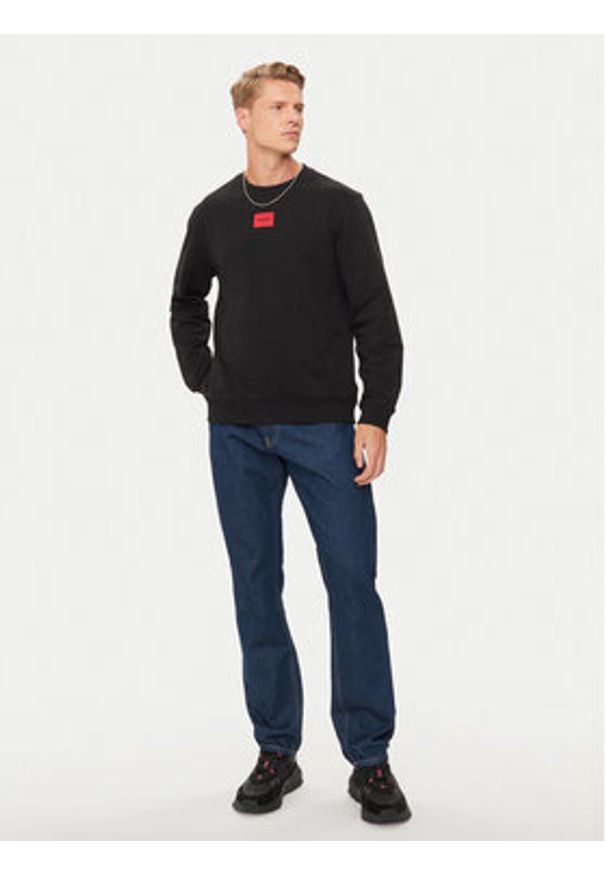 Hugo Bluza Diragol212 50447964 Czarny Regular Fit. Kolor: czarny. Materiał: bawełna