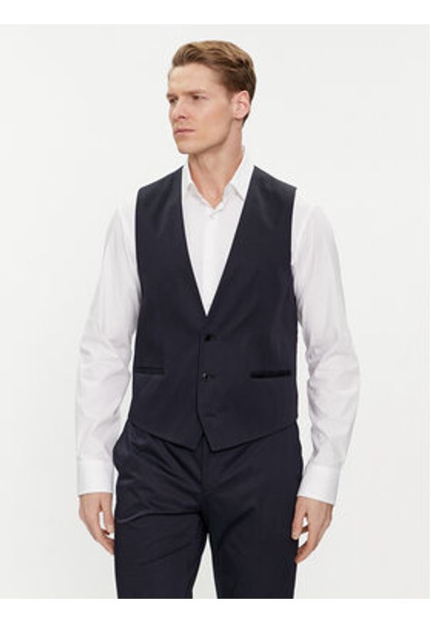 Hugo Garnitur Henry/Getlin242V2X 50513585 Granatowy Regular Fit. Kolor: niebieski. Materiał: syntetyk