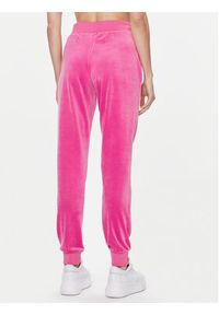 Guess Spodnie dresowe V3BB27 KBXI2 Różowy Regular Fit. Kolor: różowy. Materiał: syntetyk #3