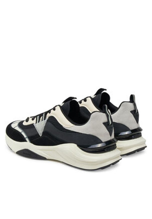 Guess Sneakersy FMJVAL ELE12 Czarny. Kolor: czarny. Materiał: skóra