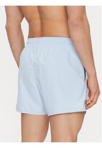 Lacoste Szorty kąpielowe MH6270 Błękitny Regular Fit. Kolor: niebieski. Materiał: syntetyk