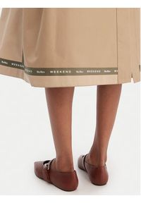 Weekend Max Mara Trencz Canasta 2615021021 Beżowy Relaxed Fit. Kolor: beżowy. Materiał: bawełna, syntetyk #3