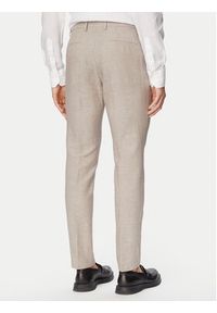 Hugo - HUGO Garnitur Arti/Hesten242V1X 50559671 Beżowy Extra Slim Fit. Kolor: beżowy. Materiał: bawełna, len #2