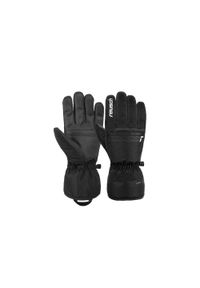 Rękawice narciarskie dziecięce Reusch Snow King. Kolor: biały, wielokolorowy, czarny. Materiał: skóra. Sport: narciarstwo