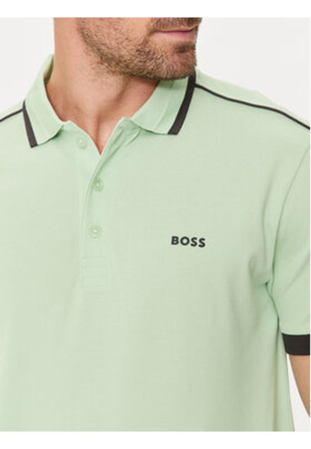 BOSS - Boss Polo Paddy 1 50512995 Zielony Regular Fit. Typ kołnierza: polo. Kolor: zielony. Materiał: bawełna