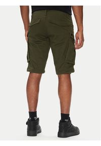 G-Star RAW - G-Star Raw Szorty materiałowe Rovic Zip D26214-5126 6059 Khaki Relaxed Fit. Kolor: brązowy. Materiał: bawełna