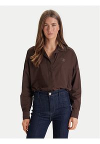 Guess Body W6RH61 WJ782 Brązowy Regular Fit. Kolor: brązowy. Materiał: syntetyk #1