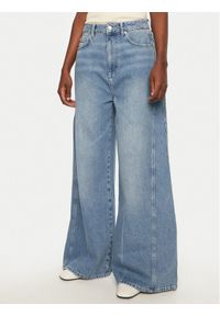 Herskind Jeansy Katja 5425206 Niebieski Wide Leg. Kolor: niebieski