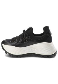 Czarne Sneakersy Carinii Modne Obuwie Damskie. Okazja: na spacer, na co dzień. Kolor: czarny. Obcas: na obcasie. Wysokość obcasa: średni. Sport: turystyka piesza #5