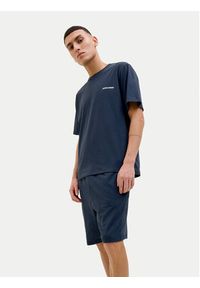 Jack & Jones - Jack&Jones Piżama Everest 12273635 Granatowy Standard Fit. Kolor: niebieski. Materiał: bawełna #3
